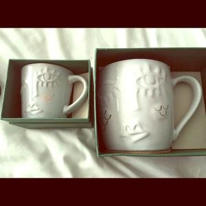 Winking Siren Starbucks Mug and Espresso Cup